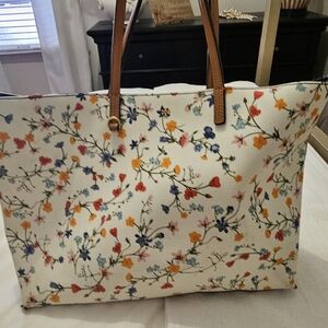 Tory Burch Floral Tote Purse